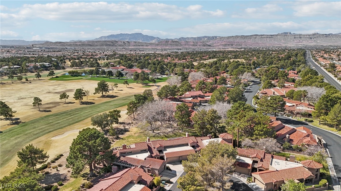 8541 Heather Downs Drive Las Vegas, NV 89113 - Photo 28 of 39 Aerial view of residential area with a local golf