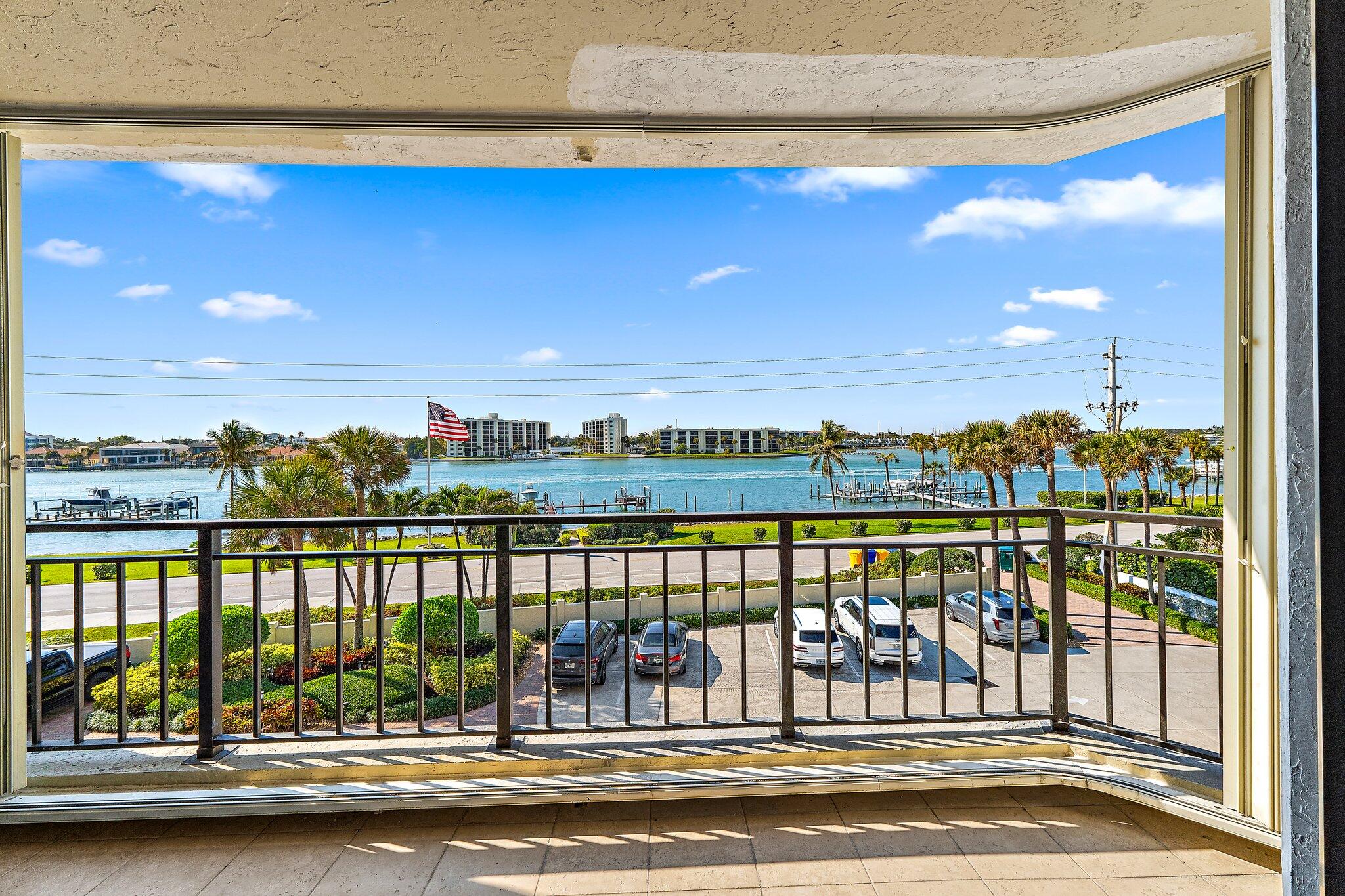 19850 South Beach Road, Unit 3D Jupiter, FL 33469 - Photo 15 of 54 a view of city from a balcony