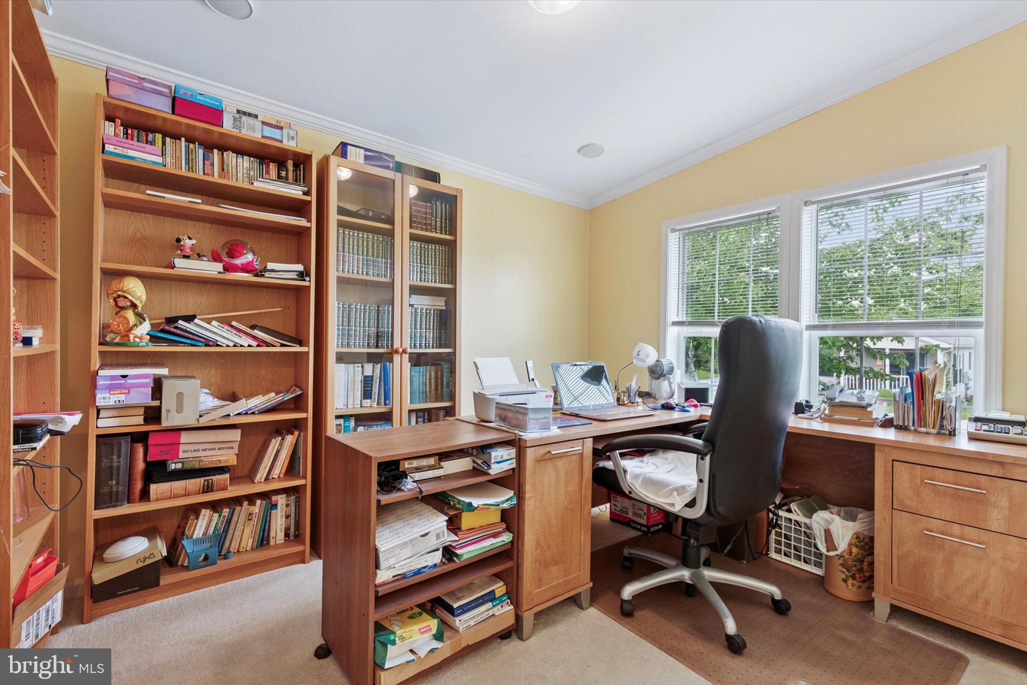 81 Random Road Douglassville, PA 19518 - Photo 24 of 31 a view of a workspace with furniture and a window