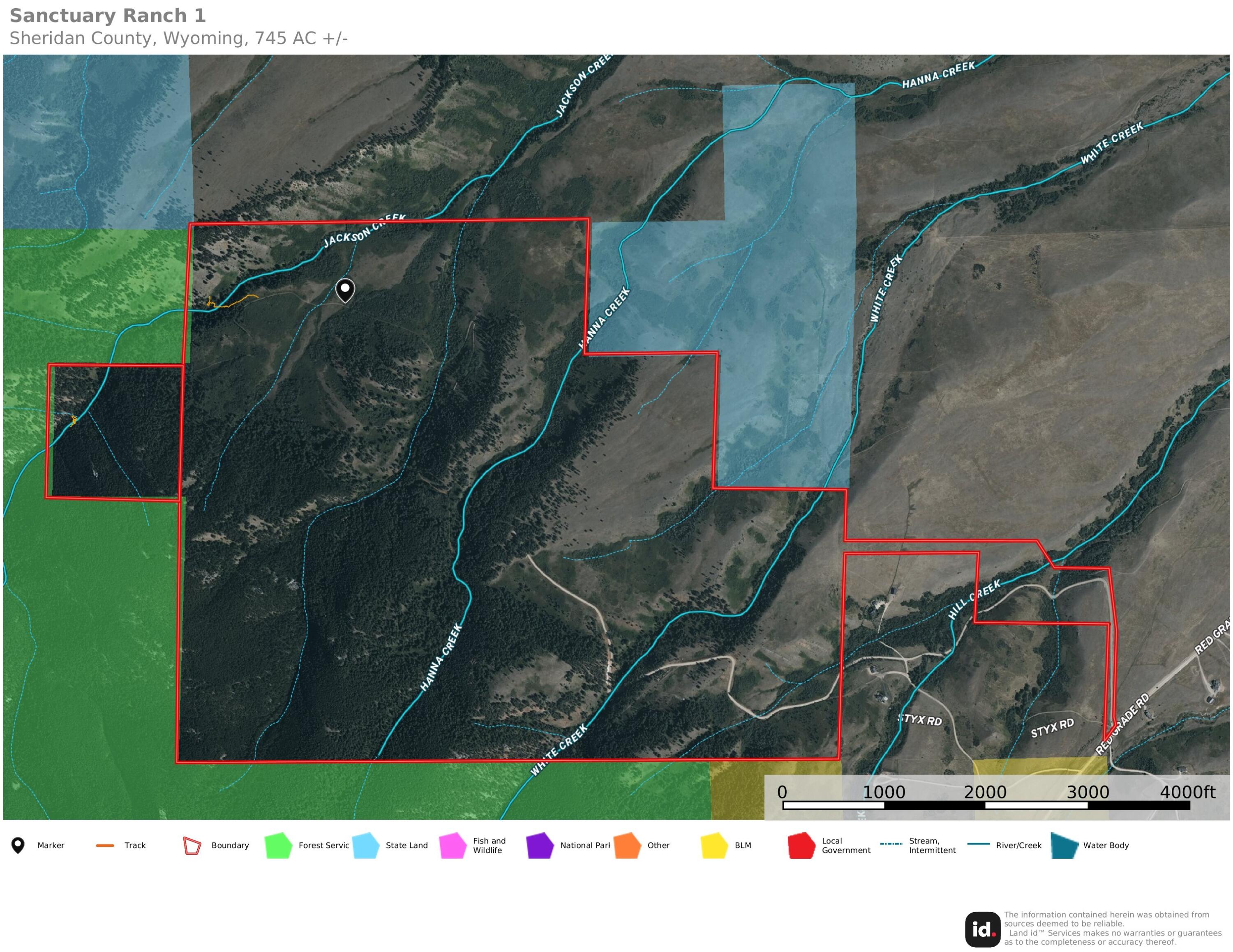 180 Styx Road Big Horn, WY 82833 - Photo 59 of 61 map1