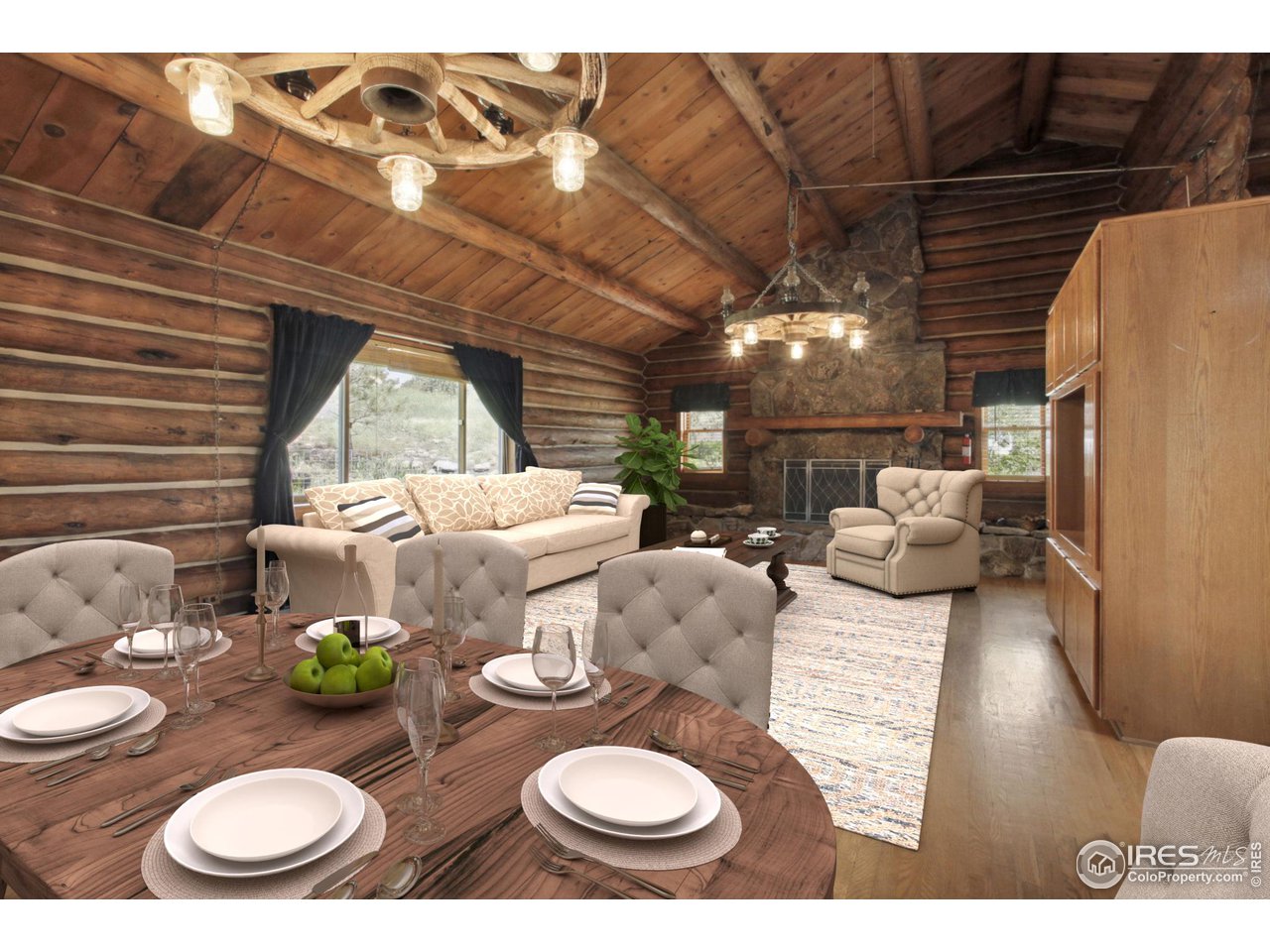 2657 Parrish Road Berthoud, CO 80513 - Photo 11 of 40 Dining and family room off of kitchen