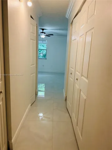 view of a room with door