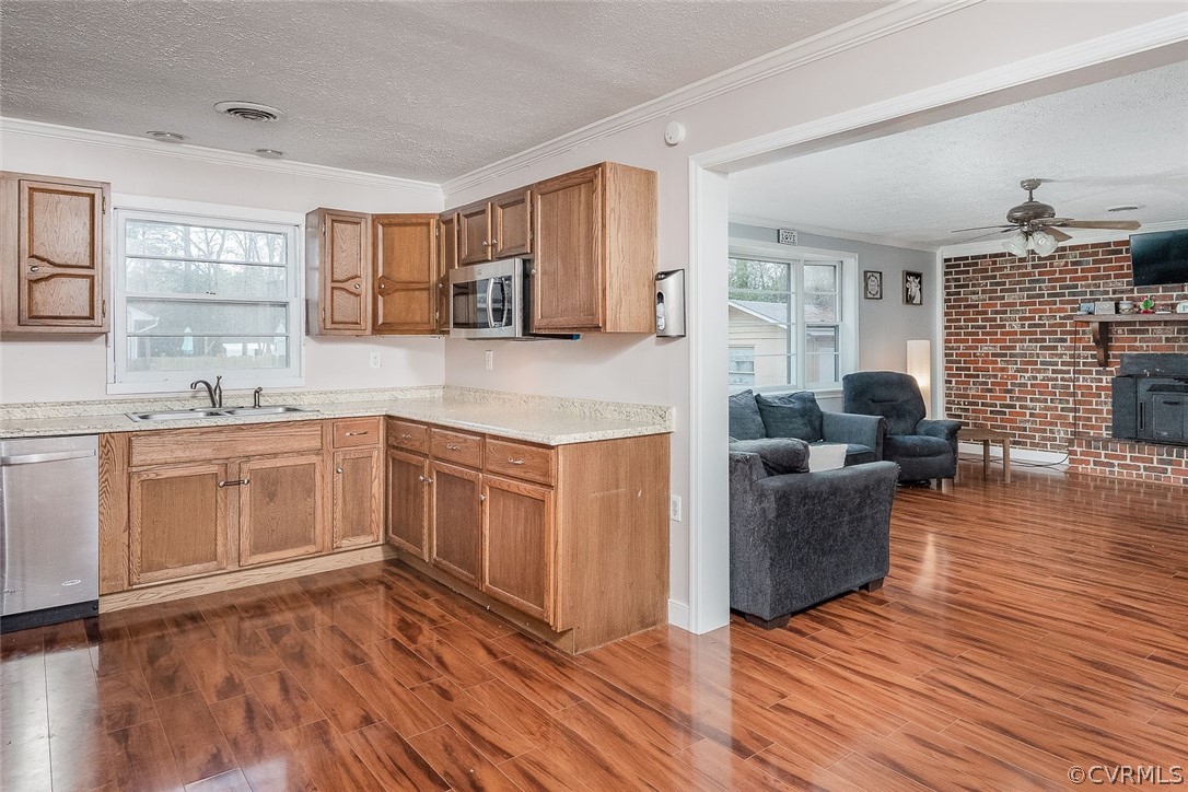 9420 Townsend Road Providence Forge, VA 23140 - Photo 6 of 29 a kitchen with a cabinets and wooden floor