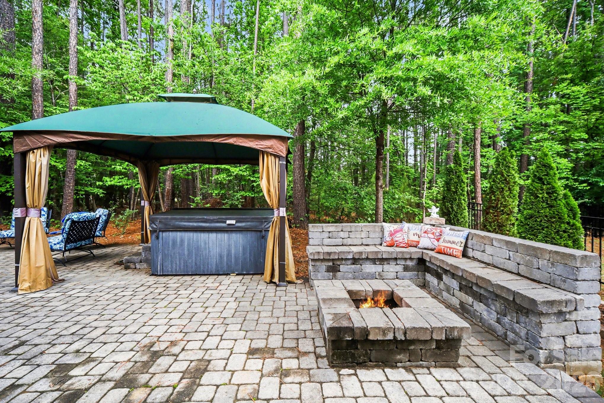 5327 Baker Lane Clover, SC 29710 - Photo 34 of 34 a backyard of a house with yard barbeque oven and outdoor seating