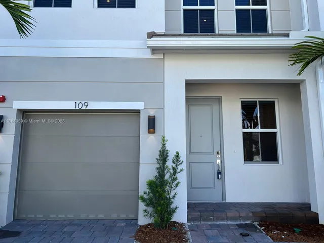 a view of front door of house