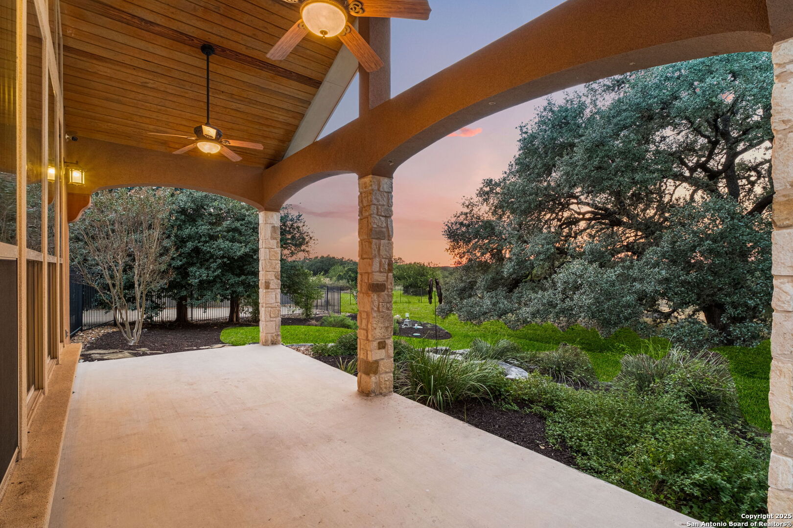 7607 Sky Loop Garden Ridge, TX 78266 - Photo 36 of 49 a view of a backyard of the house
