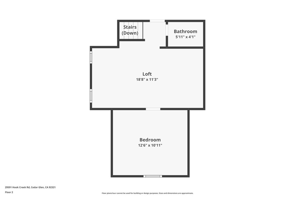 29591 Hook Creek Road Cedar Glen, CA 92321 - Photo 43 of 43 a picture of a bench in a building