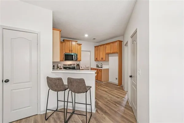 a bathroom with a shower and a bathtub