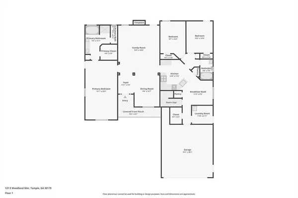 $329,900 | 121 Woodland Manor, Temple, GA 30179