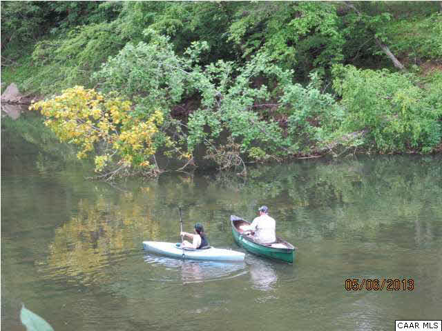 Set sail from the mouth of Mechunk Creek as it flows into the Rivanna River