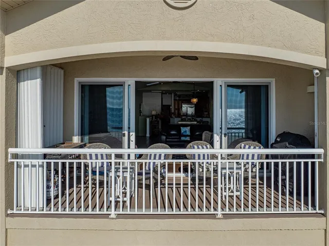 a view of a house roof deck