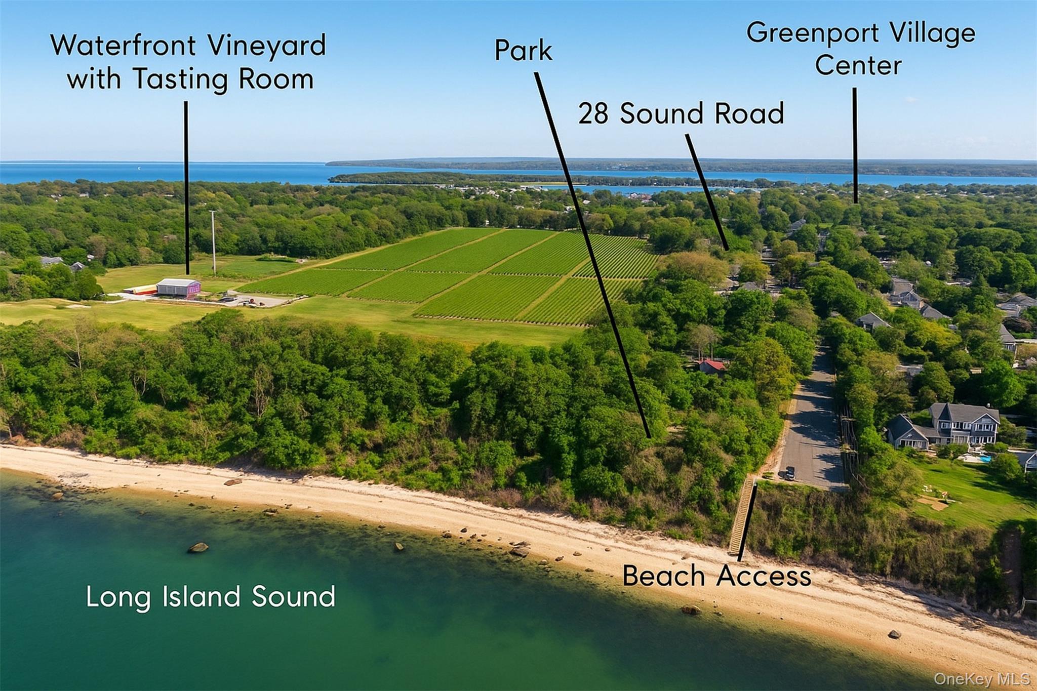 28-aka 710) Sound Road Greenport, NY 11944 - Photo 23 of 26 View of rural area featuring a nearby body of water and farmland