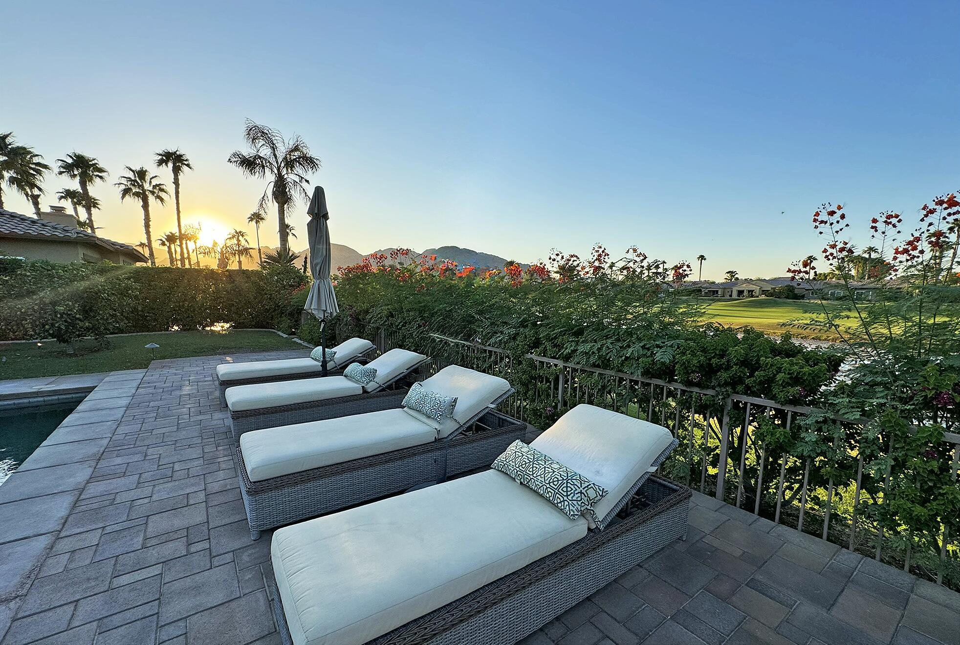 81260 Golf View Drive La Quinta, CA 92253 - Photo 52 of 58 a view of a chairs in a patio