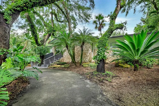 a view of outdoor space with trees