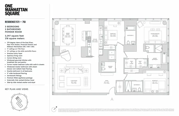 $6,450,000 | 252 South Street, Unit 77J | Two Bridges