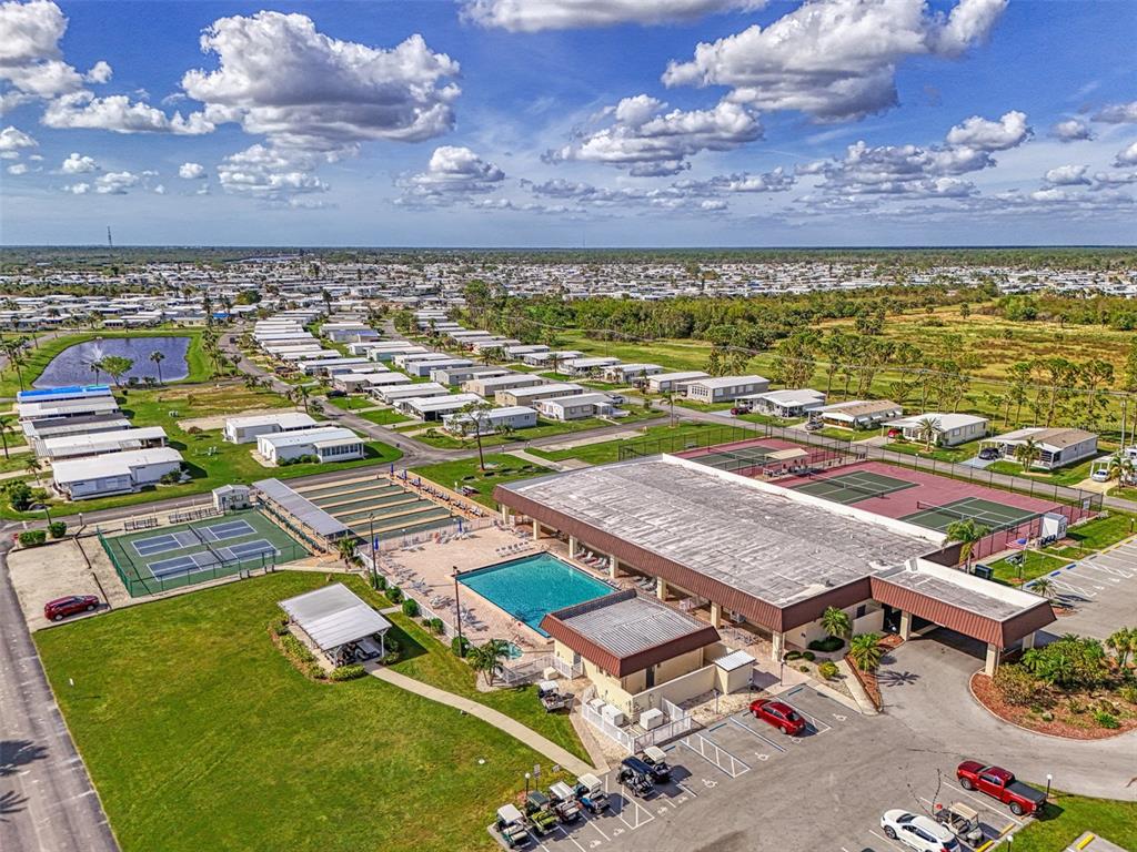 322 Robalo North Port, FL 34287 - Photo 45 of 57 an aerial view of a pool patio patio and outdoor seating