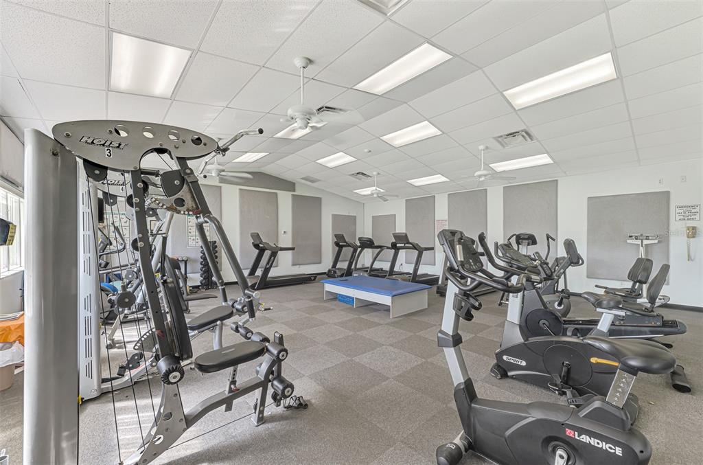322 Robalo North Port, FL 34287 - Photo 51 of 57 a gym room with lots of chairs and mirrors