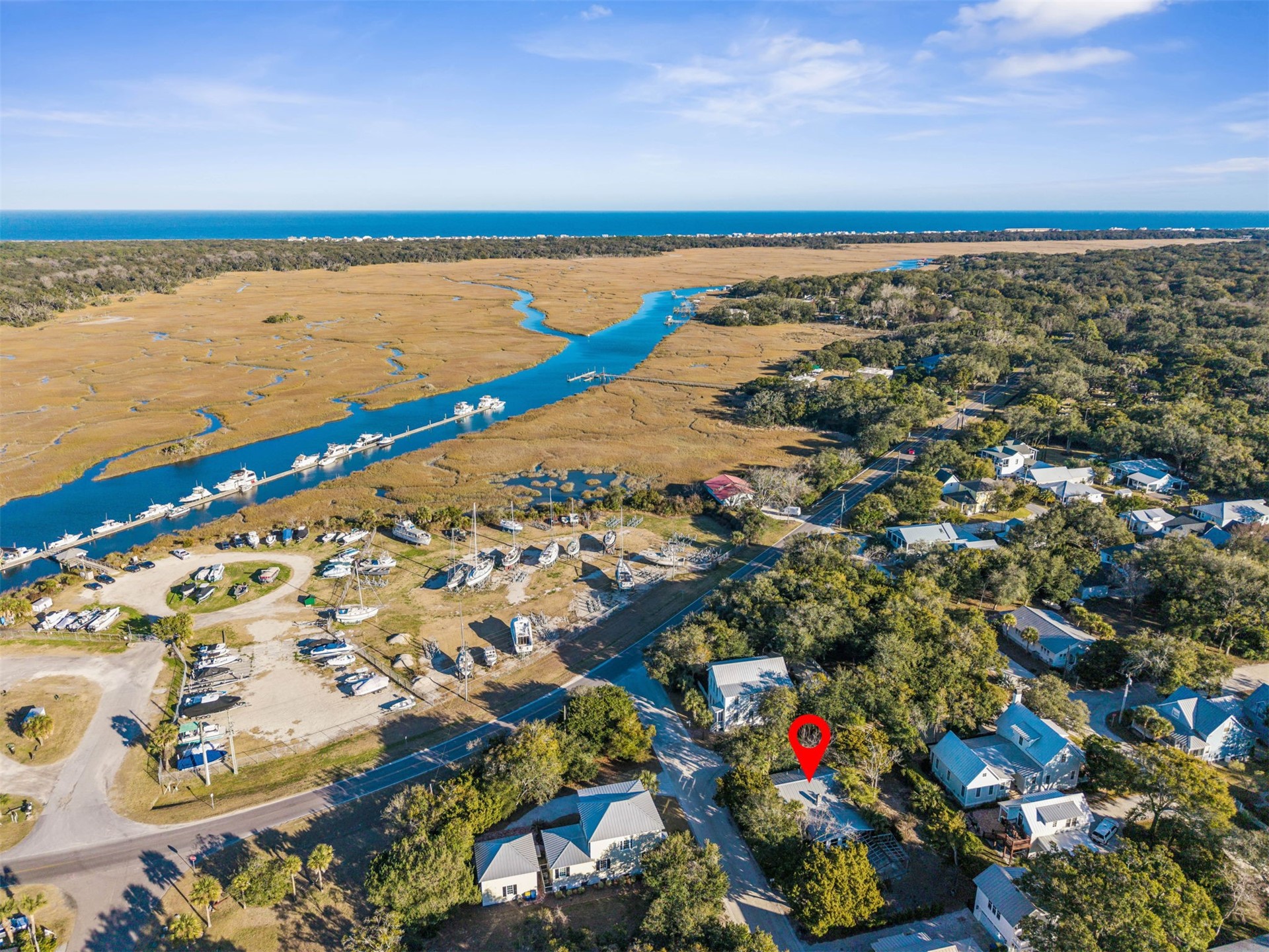 1012 Ladies Street Fernandina Beach, FL 32034 - Photo 54 of 64 a view of city and ocean