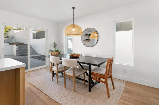 a view of terrace with seating space