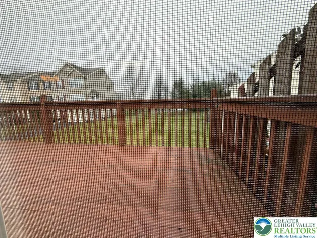 a view of a brick building