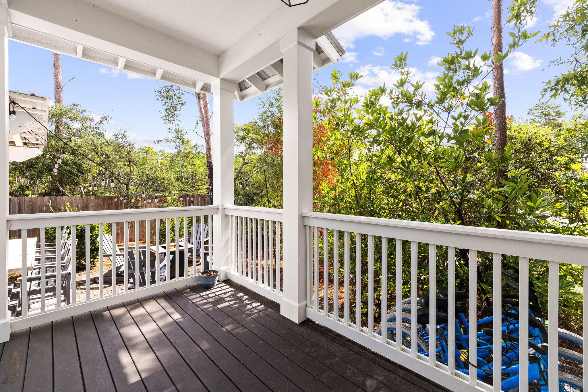 47 Trail Lane Santa Rosa Beach, FL 32459 - Photo 27 of 53 a view of balcony with wooden floor