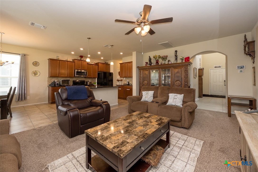 2511 Pintail Loop Copperas Cove, TX 76522 - Photo 7 of 26 a living room with furniture and kitchen view