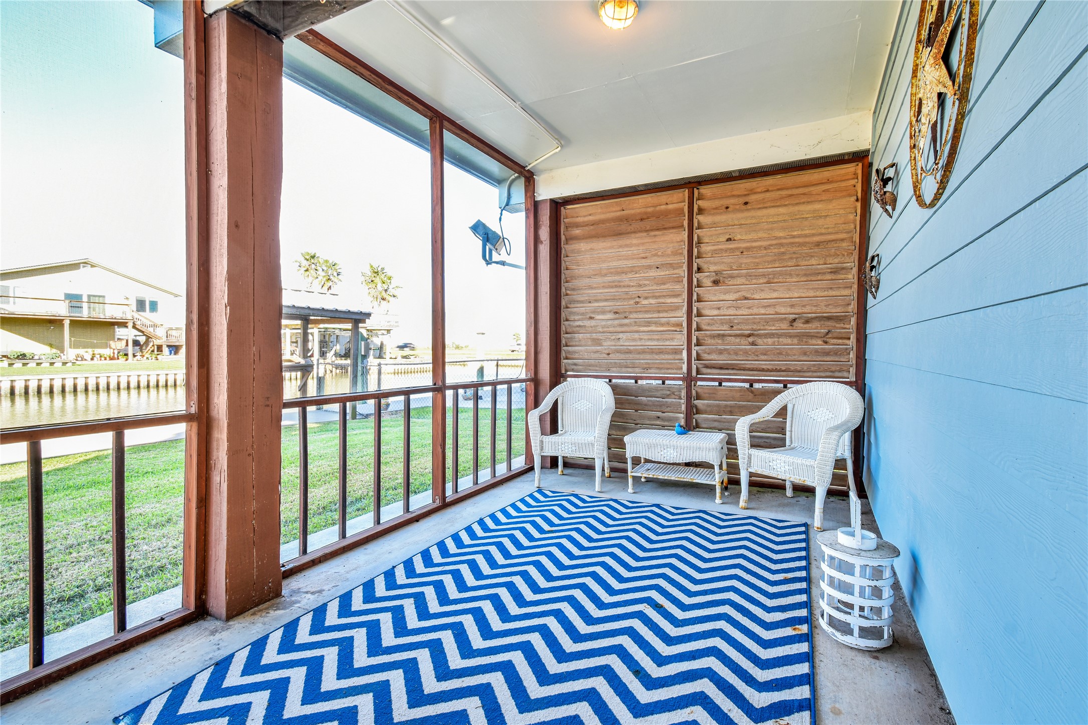 114 Four Master Road Freeport, TX 77541 - Photo 14 of 37 a balcony view with a large window