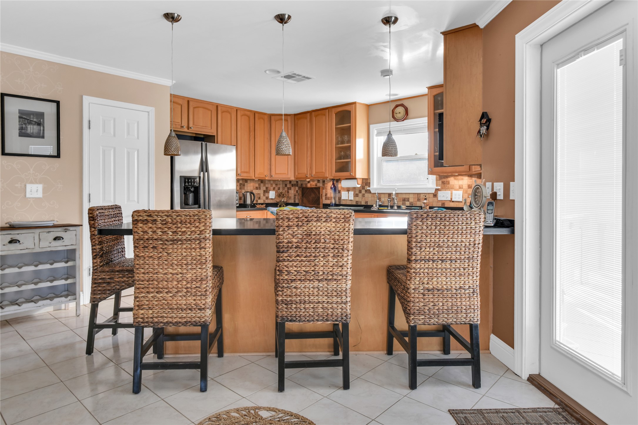 114 Four Master Road Freeport, TX 77541 - Photo 16 of 37 a large kitchen with a table and chairs