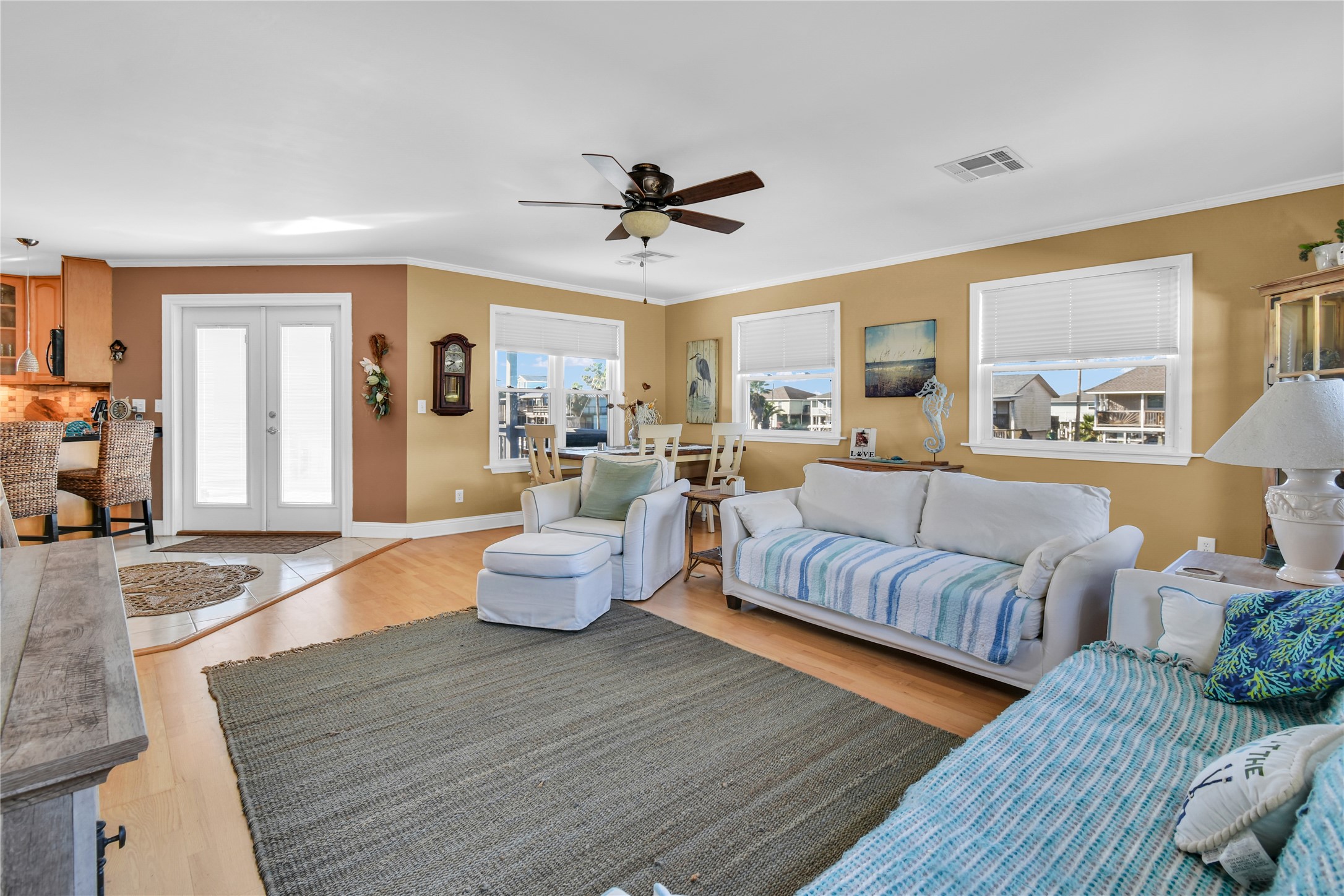 114 Four Master Road Freeport, TX 77541 - Photo 21 of 37 a living room with furniture and a large window