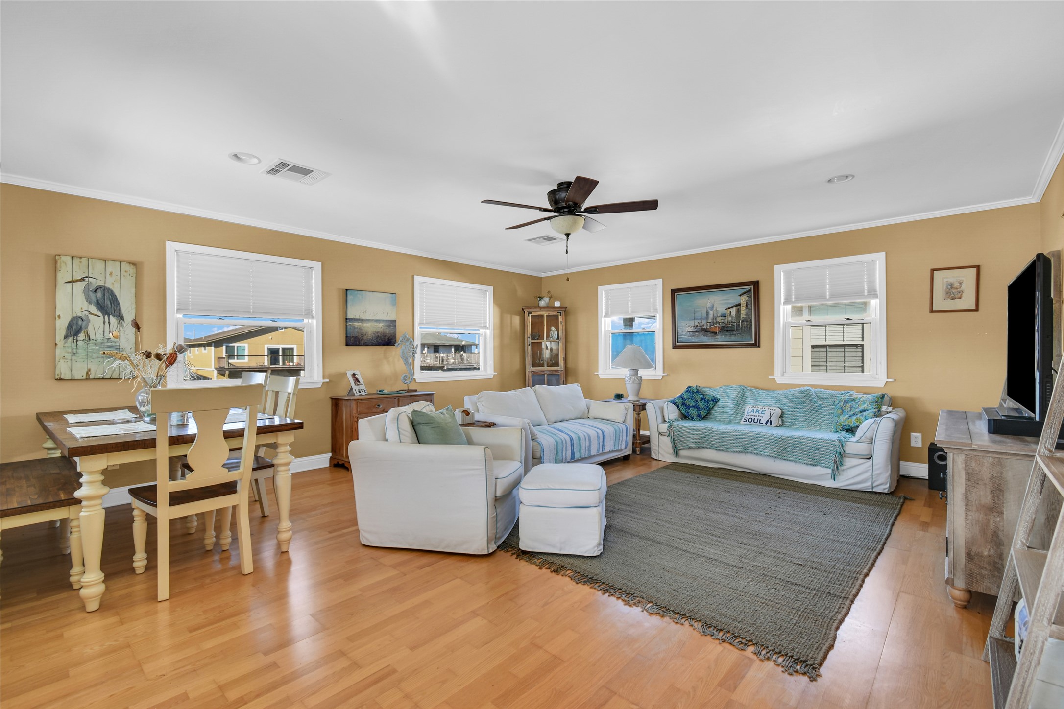 114 Four Master Road Freeport, TX 77541 - Photo 23 of 37 a living room with furniture and a large window