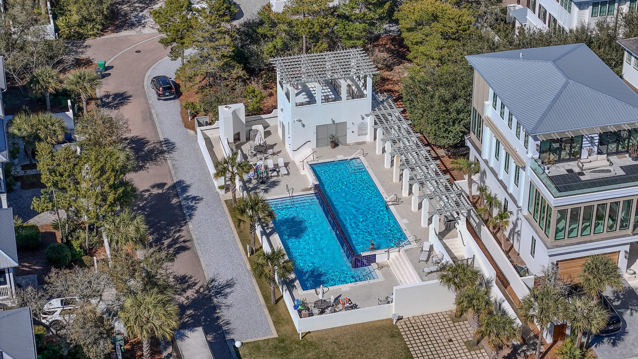 17 Sand Oaks Circle Santa Rosa Beach, FL 32459 - Photo 11 of 18 an aerial view of multiple houses with yard