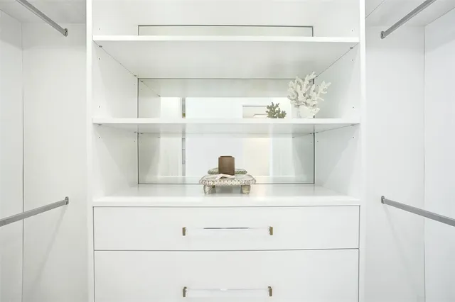 a kitchen with a stove and a microwave