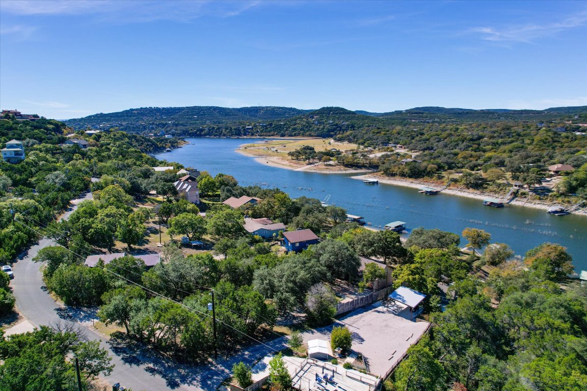 11000 Beach Road Leander, TX 78641 - Photo 33 of 38 an aerial view of residential house with outdoor space and trees all around