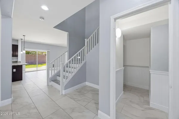 a view of entryway and hall