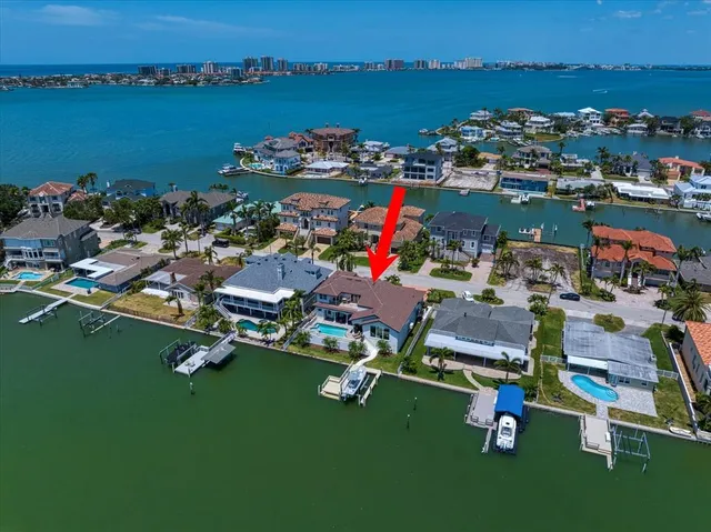 a view of a ocean with city view