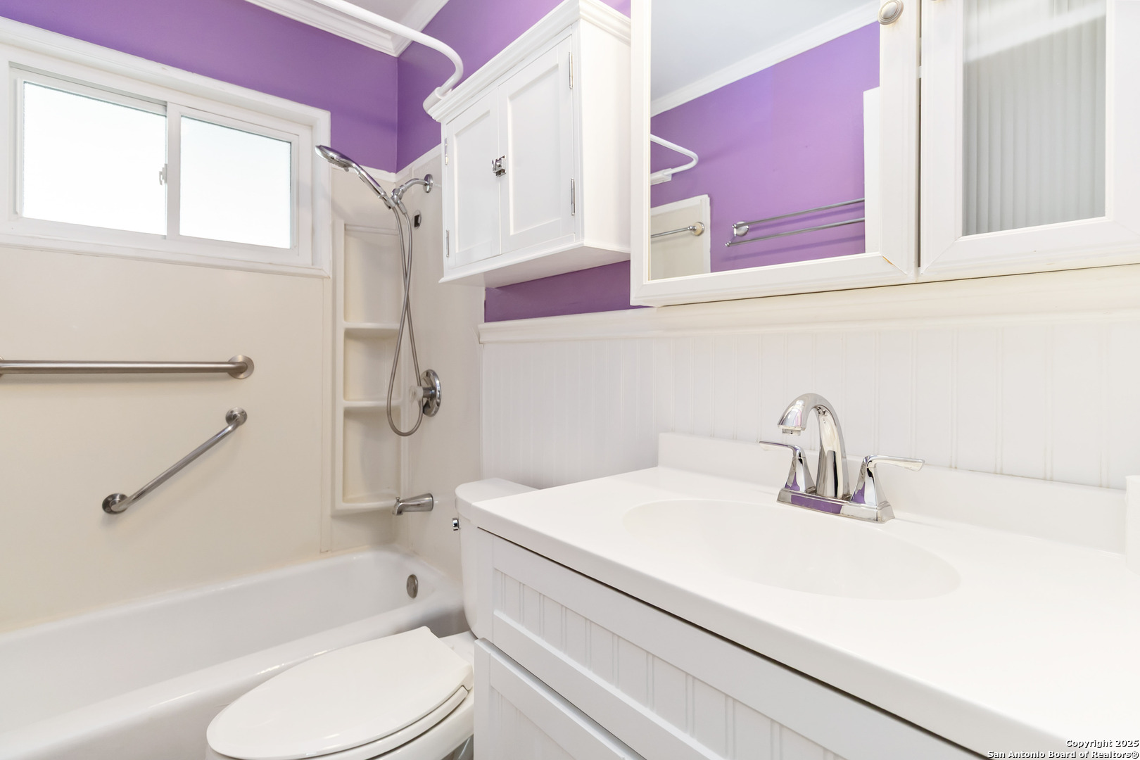 7903 Rimfire Drive San Antonio, TX 78227 - Photo 21 of 25 a bathroom with a sink toilet vanity granite tub and shower
