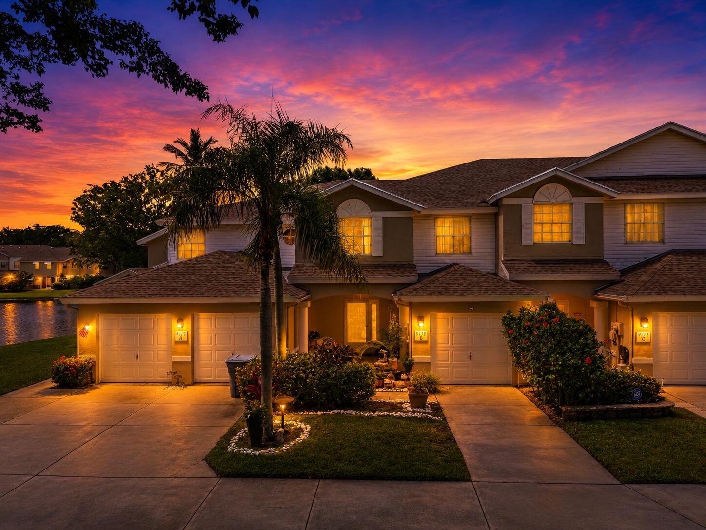 9172 Boca Gardens Parkway, Unit B Boca Raton, FL 33496 - Photo 41 of 54 Twilight Photo