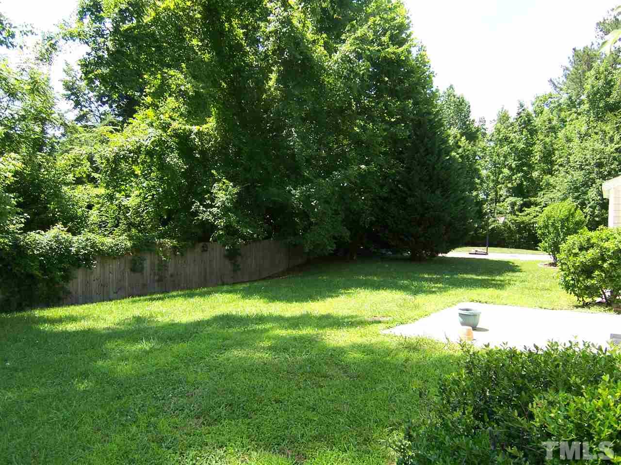 3904 Tyler Bluff Lane Raleigh, NC 27616 - Photo 12 of 13 a view of a backyard