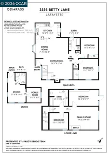 $1,100,000 | 3336 Betty Lane, Lafayette, CA 94549