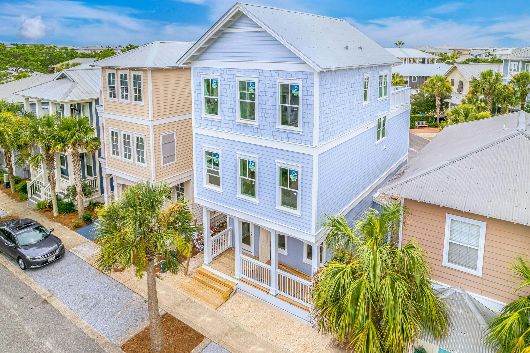 163 Beach Bike Way Inlet Beach Inlet Beach, FL 32461 - Photo 1 of 32 a front view of a house with a yard