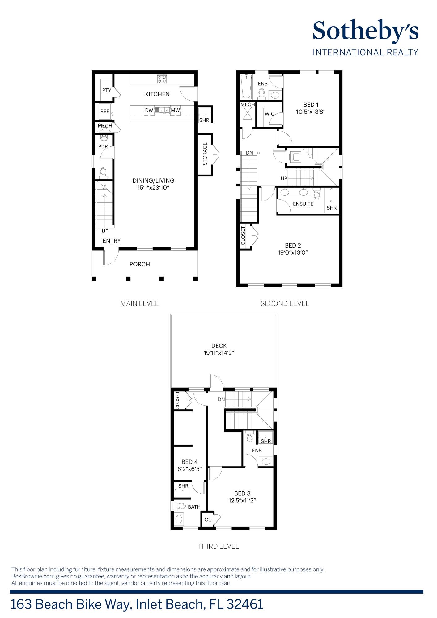163 Beach Bike Way Inlet Beach Inlet Beach, FL 32461 - Photo 19 of 32 a black and white photo of a floor plan