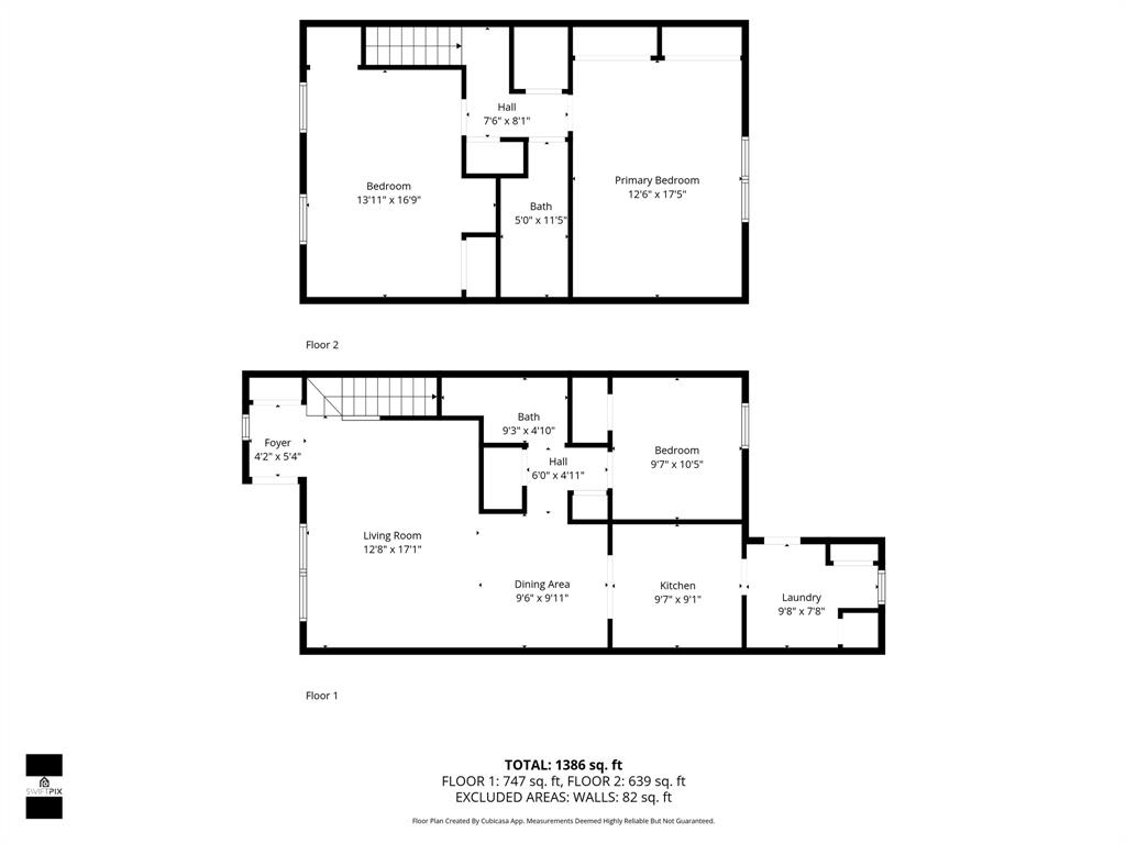 1732 West 72nd Street, Unit 1732 Hialeah, FL 33014 - Photo 57 of 58 a picture of a floor plan