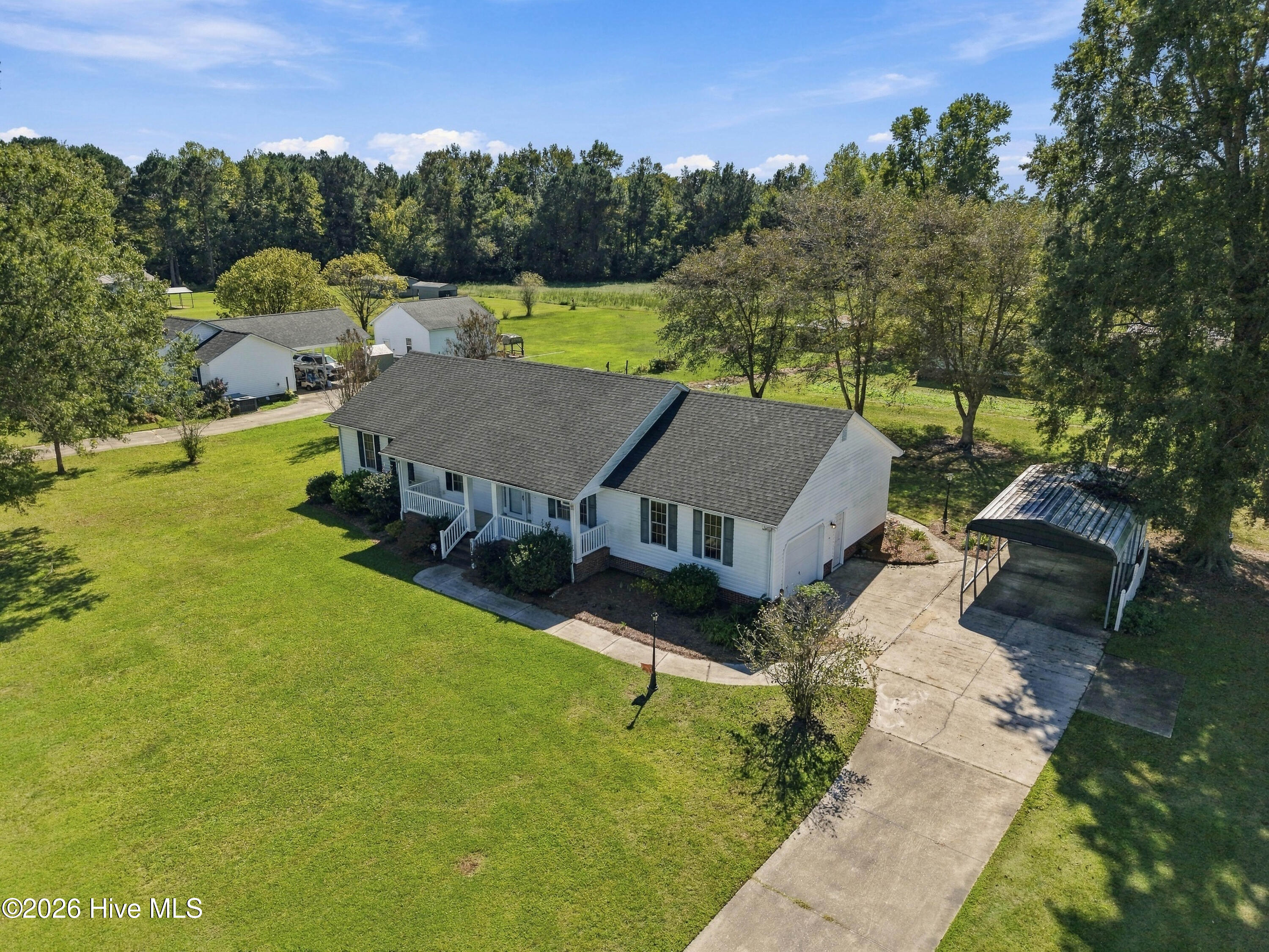 344 Ludie Brown Road Chinquapin, NC 28521 - Photo 42 of 47 42_front right aerial