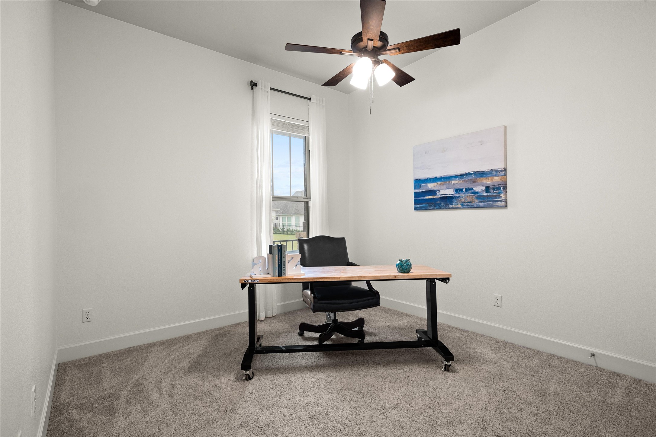 143 Bright Vly Way Austin, TX 78737 - Photo 26 of 34 a view of a workspace with a window