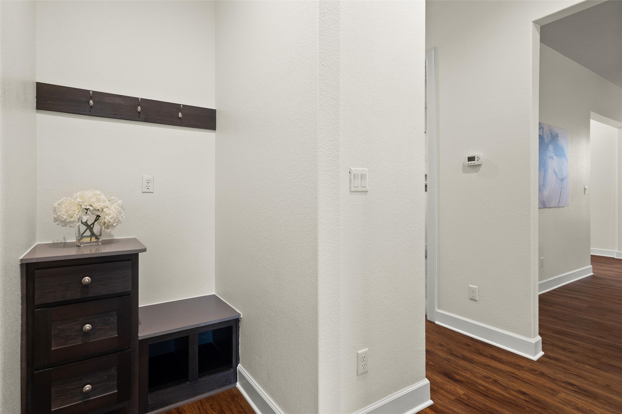 143 Bright Vly Way Austin, TX 78737 - Photo 29 of 34 a view of entryway with wooden floor