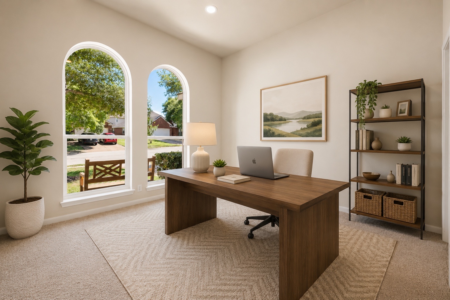 1100 Springbrook Road Pflugerville, TX 78660 - Photo 6 of 23 Front home office. Photo has been virtually staged
