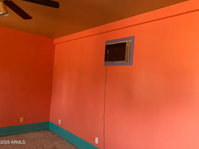 a wall with a small space