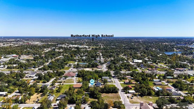 an aerial view of a city with lots of residential buildings