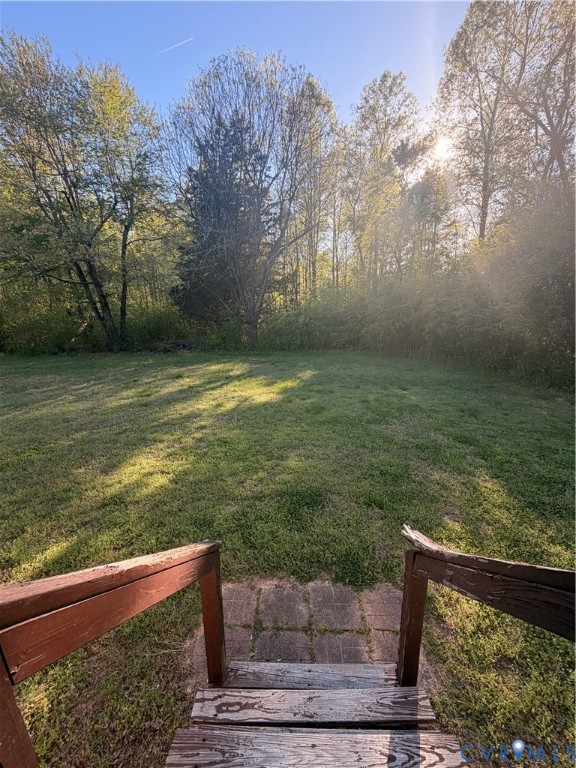 1313 Poplar Lawn Road Blackstone, VA 23824 - Photo 20 of 26 a view of a yard near a garden