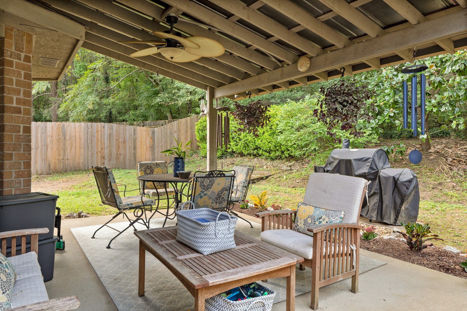 1225 Jacksons View Road Hermitage, TN 37076 - Photo 22 of 29 a view of an outdoor sitting area with furniture and garden view
